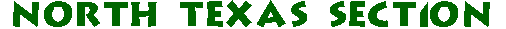 North Texas Section